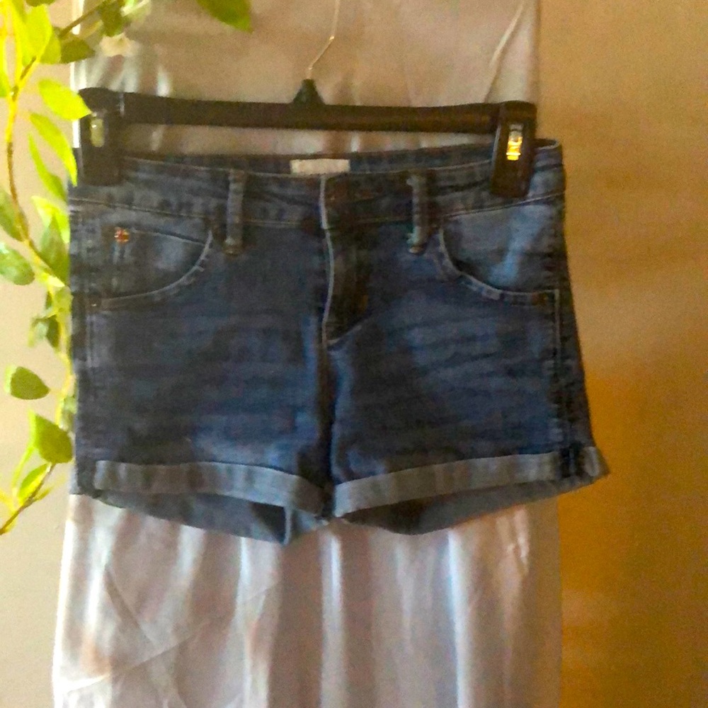 Blue wash colored Hudson shorts